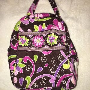 Vera Bradley purple punch lunch bag